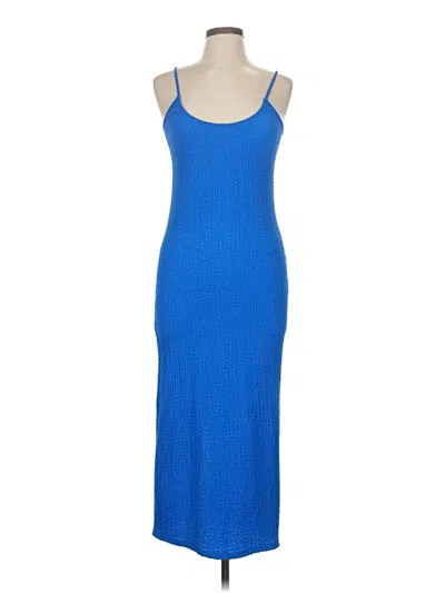 Pre-owned H&m Casual Dress In Blue