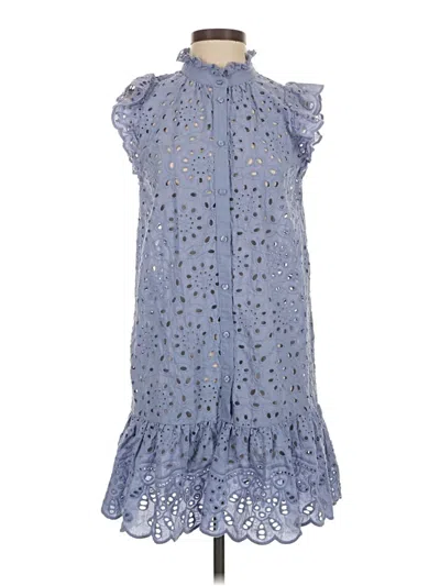 Pre-owned H&m Casual Dress In Blue