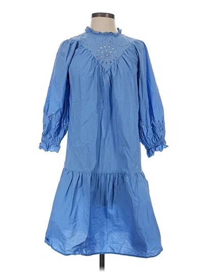 Pre-owned H&m Casual Dress In Blue