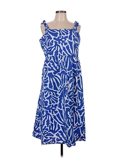 Pre-owned H&m Casual Dress In Blue
