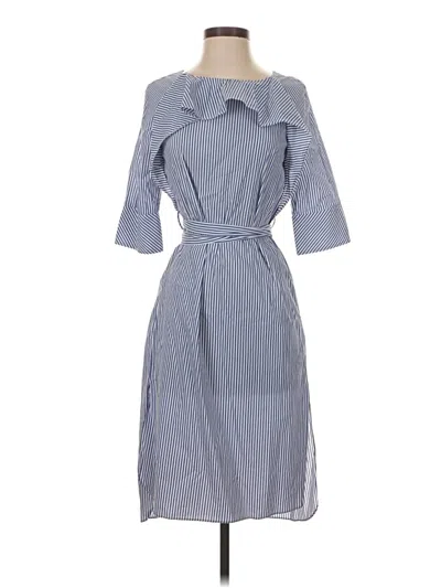 Pre-owned H&m Casual Dress In Blue