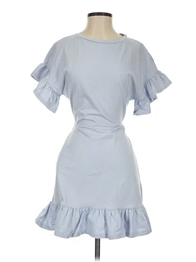 Pre-owned H&m Casual Dress In Blue