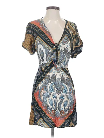 Pre-owned H&m Casual Dress In Blue