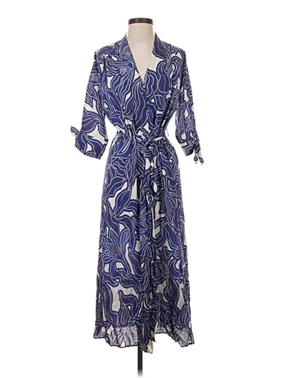 Pre-owned H&m Casual Dress In Blue