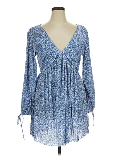 Pre-owned H&m Casual Dress In Blue