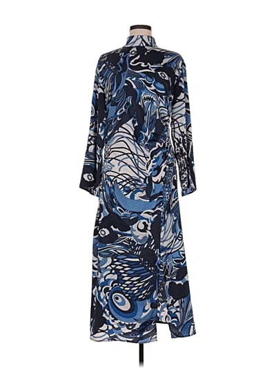 Pre-owned H&m Casual Dress In Blue