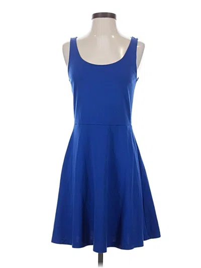 Pre-owned H&m Casual Dress In Blue