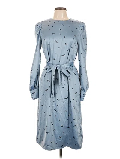Pre-owned H&m Casual Dress In Blue