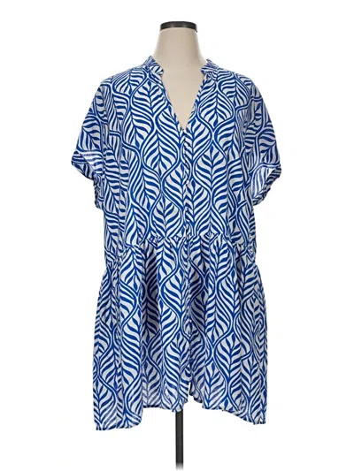 Pre-owned H&m Casual Dress In Blue