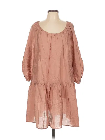 Pre-owned H&m Casual Dress In Brown