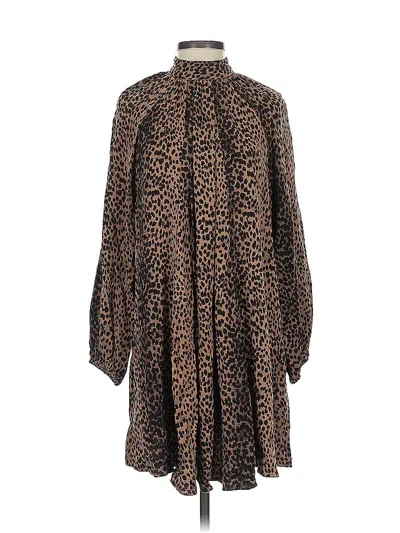 Pre-owned H&m Casual Dress In Brown