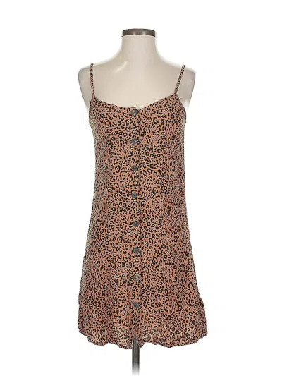 Pre-owned H&m Casual Dress In Brown