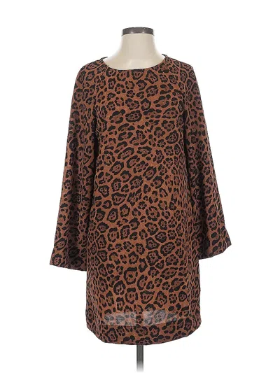 Pre-owned H&m Casual Dress In Brown
