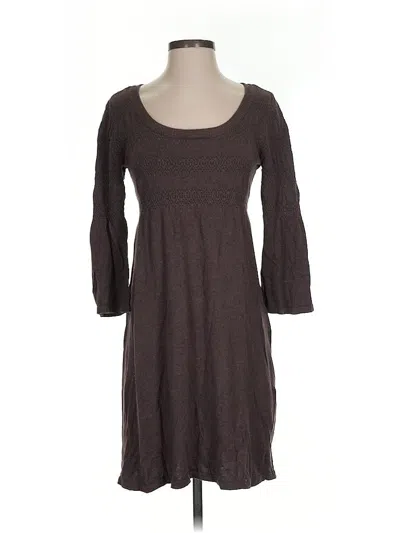 Pre-owned H&m Casual Dress In Brown