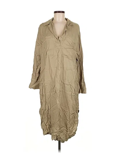 Pre-owned H&m Casual Dress In Brown