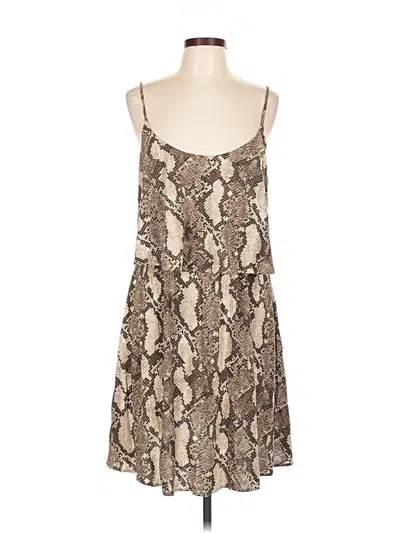 Pre-owned H&m Casual Dress In Brown