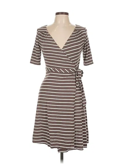 Pre-owned H&m Casual Dress In Brown