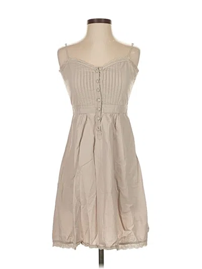 Pre-owned H&m Casual Dress In Brown