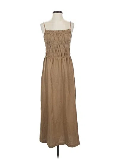 Pre-owned H&m Casual Dress In Brown
