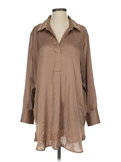 Pre-owned H&m Casual Dress In Brown