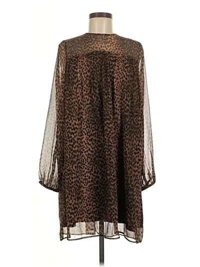 Pre-owned H&m Casual Dress In Brown