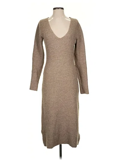 Pre-owned H&m Casual Dress In Brown