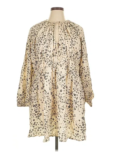 Pre-owned H&m Casual Dress In Brown