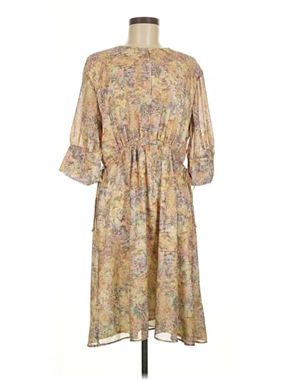 H&m Casual Dress In Brown