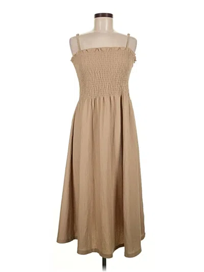 Pre-owned H&m Casual Dress In Brown