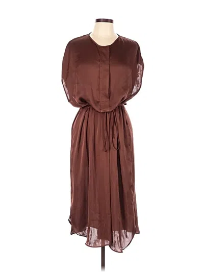 Pre-owned H&m Casual Dress In Brown