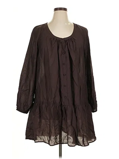 Pre-owned H&m Casual Dress In Brown