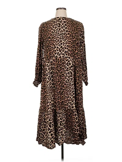 Pre-owned H&m Casual Dress In Brown