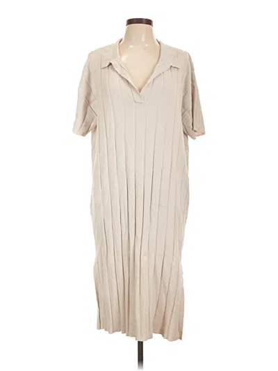 Pre-owned H&m Casual Dress In Brown