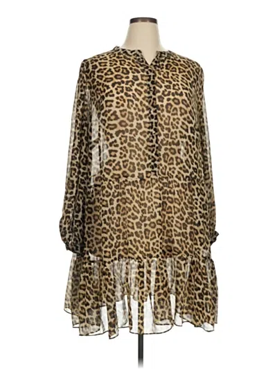 Pre-owned H&m Casual Dress In Brown