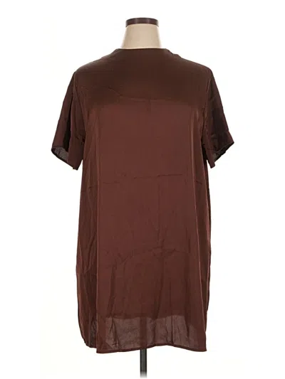 Pre-owned H&m Casual Dress In Brown