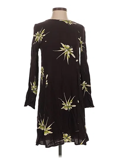 Pre-owned H&m Casual Dress In Brown