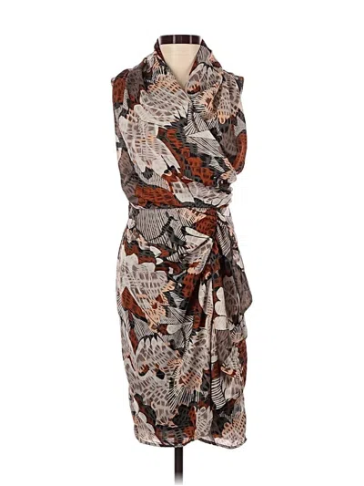 Pre-owned H&m Casual Dress In Brown