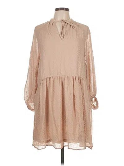 Pre-owned H&m Casual Dress In Brown