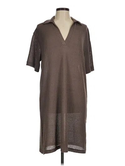 H&m Casual Dress In Brown