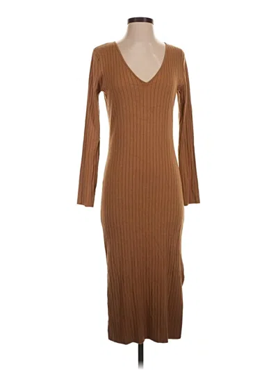 Pre-owned H&m Casual Dress In Brown