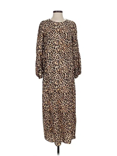 Pre-owned H&m Casual Dress In Brown