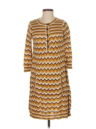 Pre-owned H&m Casual Dress In Brown