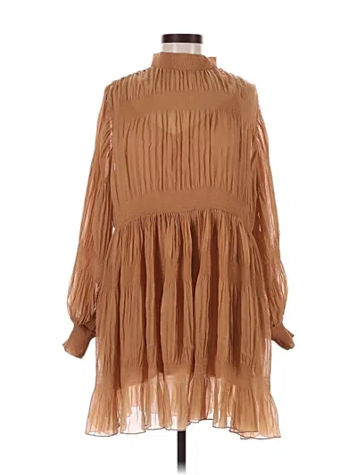 Pre-owned H&m Casual Dress In Brown