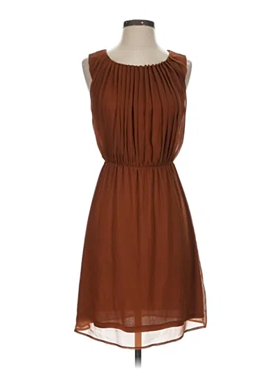 Pre-owned H&m Casual Dress In Brown