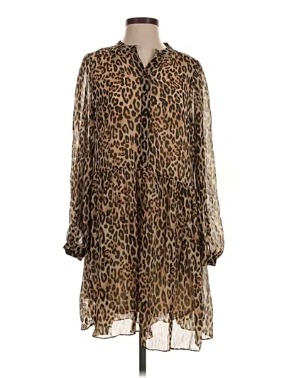 Pre-owned H&m Casual Dress In Brown