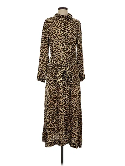 Pre-owned H&m Casual Dress In Brown