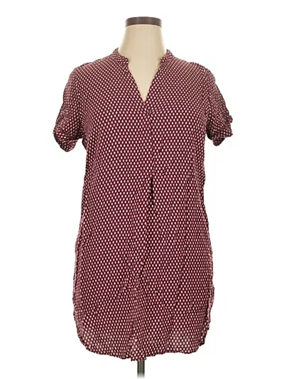 Pre-owned H&m Casual Dress In Burgundy