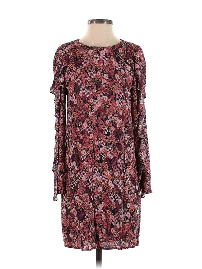 Pre-owned H&m Casual Dress In Burgundy