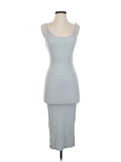 Pre-owned H&m Casual Dress In Gray