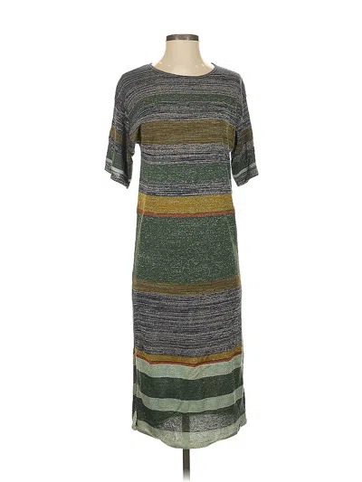 Pre-owned H&m Casual Dress In Gray